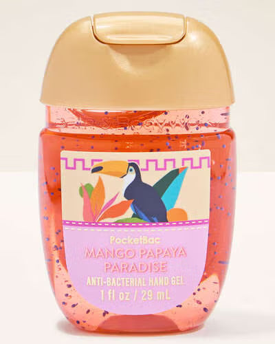 Mango Papaya Paradise  PocketBac Gel Sanitizer | Gel Antibacterial