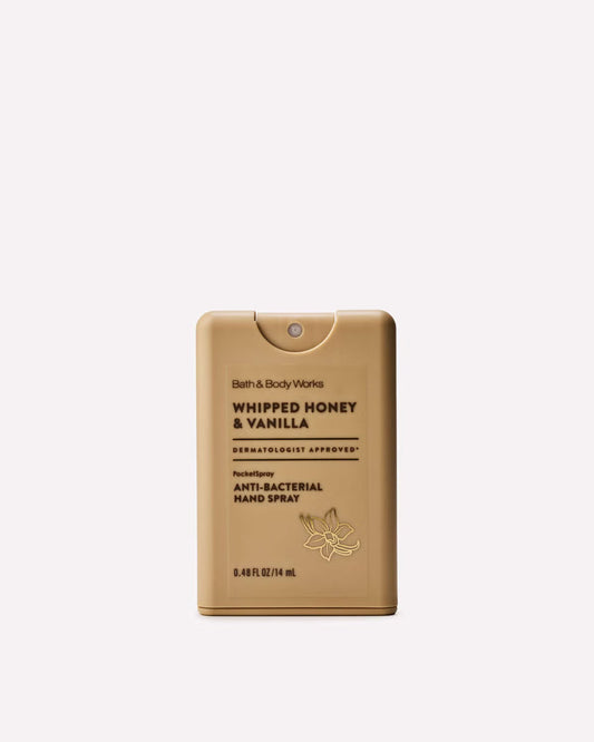 Whipped Honey & Vanilla | PocketSpray Hand Sanitizer | Desinfectante de manos
