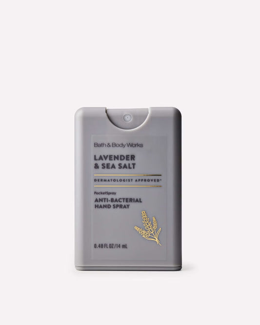 Lavender & Sea Salt | PocketSpray Hand Sanitizer | Desinfectante de manos