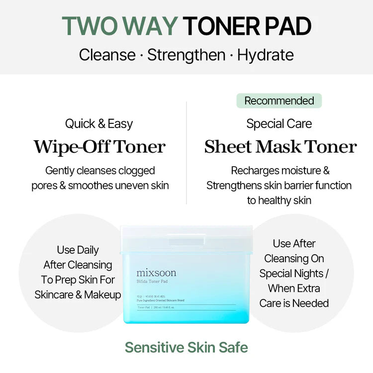 Bifida Toner Pads | Tónico