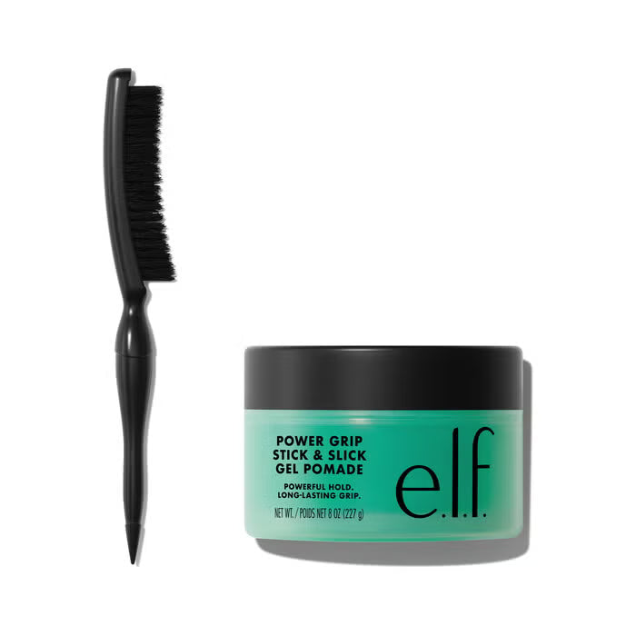 Power Grip Stick & Slick Hair Gel + Brush Bundle