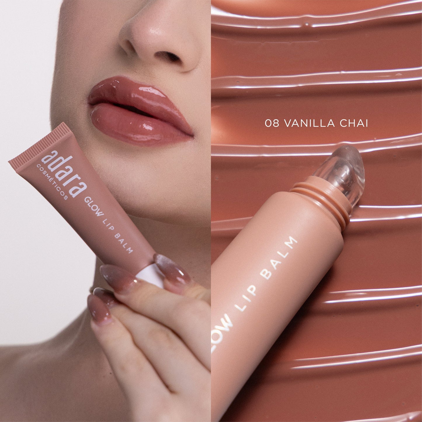 Glow Lip Balm | Bálsamo glossy con color