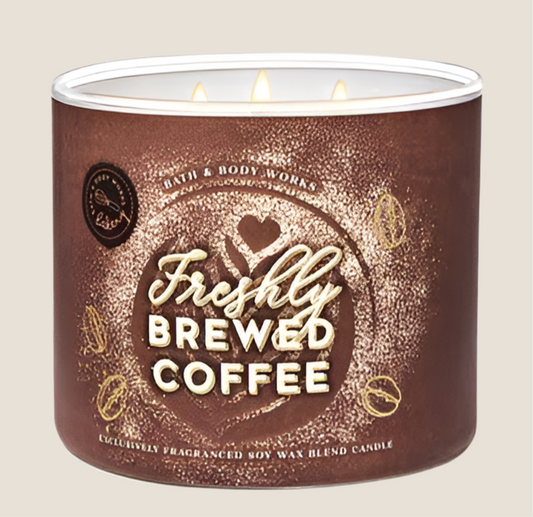 Freshly Brewed Coffee 3 Wick Candle | Vela aromática de 3 mechas - 411 gr