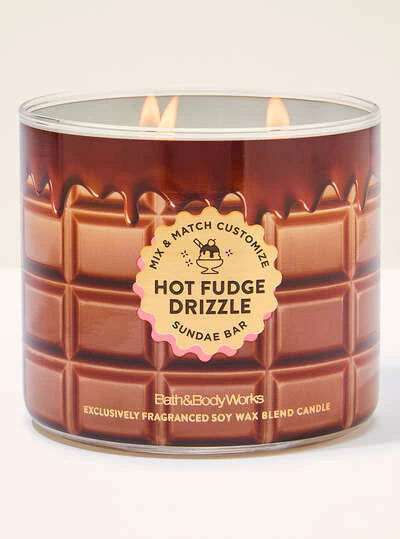 Hot Fudge Drizzle 3 wick Candle | Vela aromática de 3 mechas | 411 gr