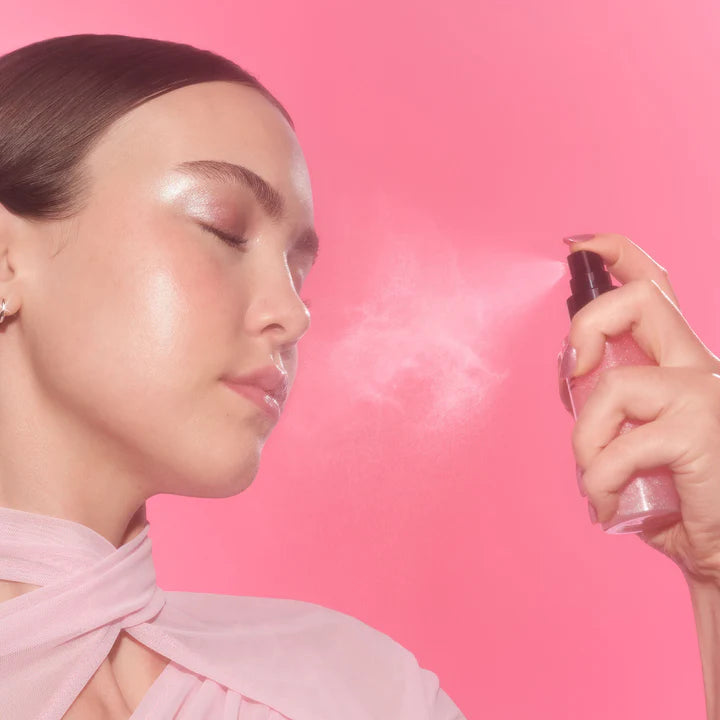 Spray fijador Power Grip Rosé | Fijador de maquillaje con agua de Rosas