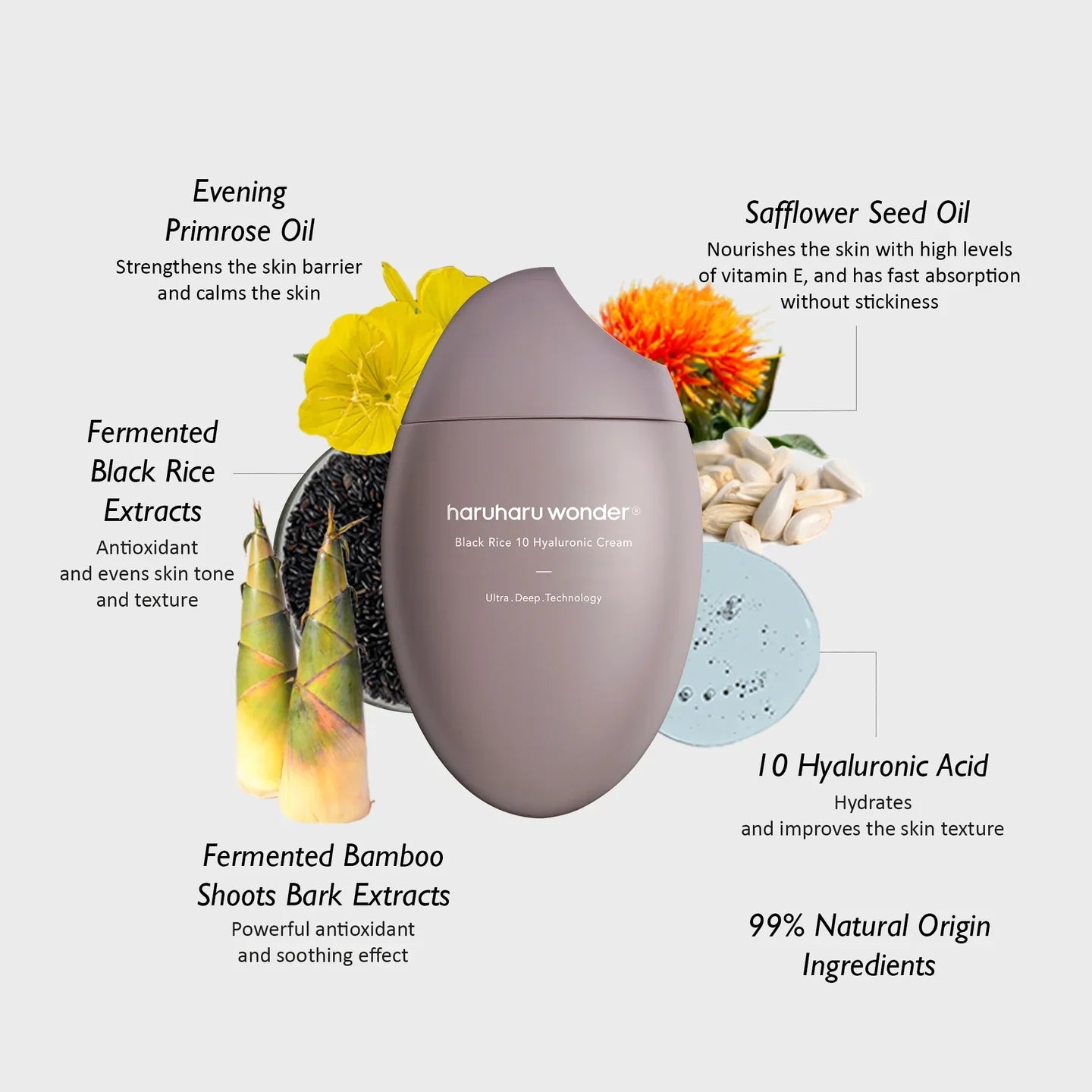 Black Rice 10 Hyaluronic Cream | Crema Hidratante de Arroz Negro