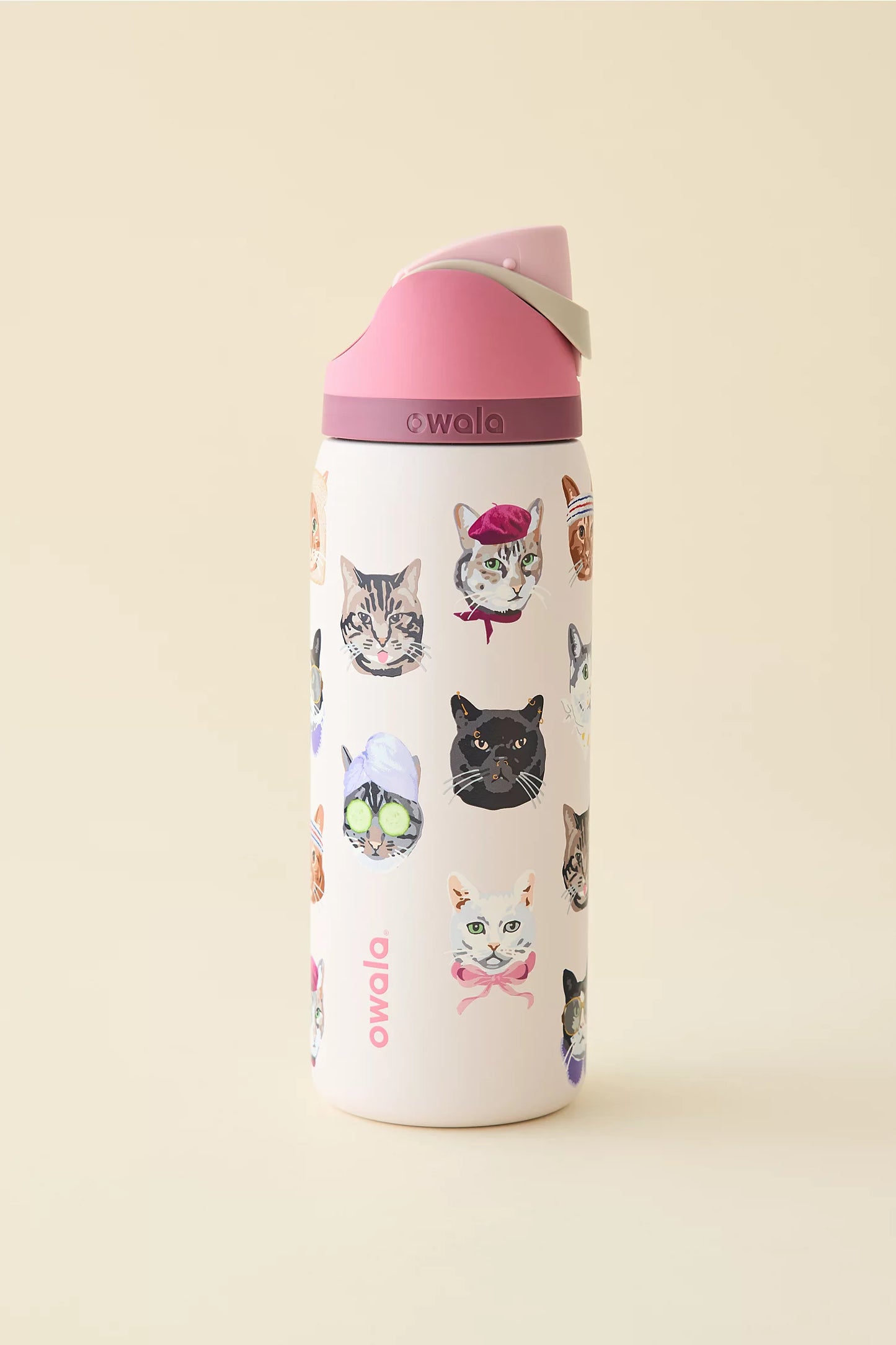 UO Exclusive Cat Collage |  FreeSip Water Bottle | Termo 32 oz
