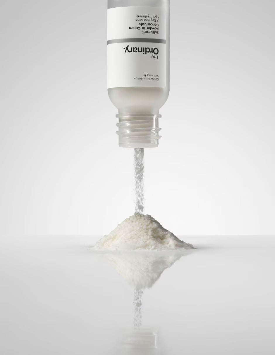 Sulfur 10% Powder-to-Cream Concentrate | Tratamiento para brotes