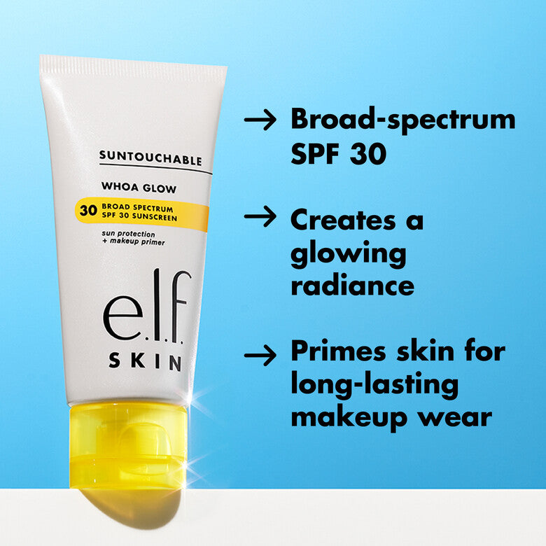 Suntouchable Whoa Glow SPF 30 | Bloqueador solar con color facial