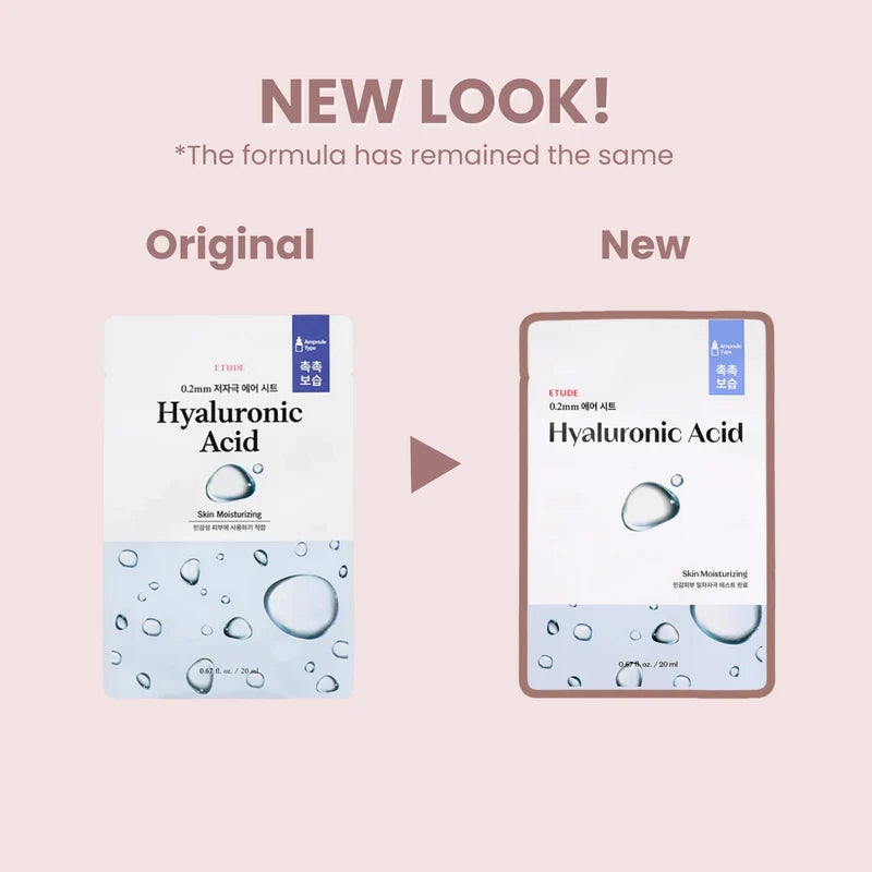 Hyaluronic Acid Skin Moisturizing sheet mask | Mascarilla para rostro