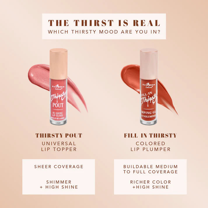 Fill-In Thirsty Colored Plumping Gloss | Gloss para labios voluminizante