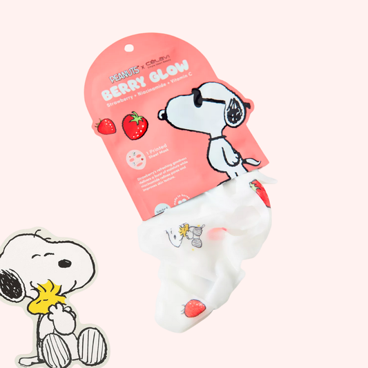 Berry Glow Sheet Mask | Mascarilla de tela para rostro | Peanuts - Snoopy