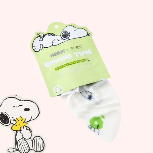 Unwind Time Sheet Mask | Mascarilla de tela para rostro | Peanuts - Snoopy