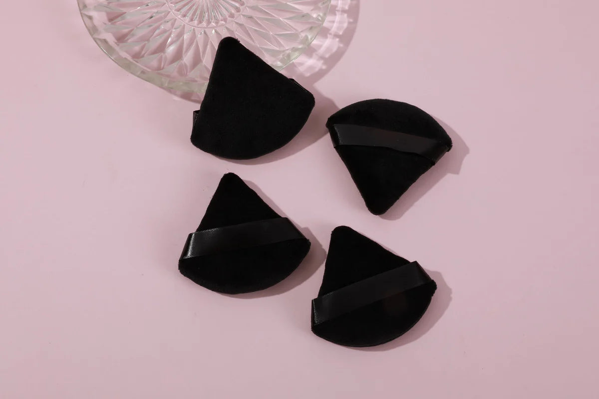 Powder Puff Set | Set de borlas 4pz | Negro