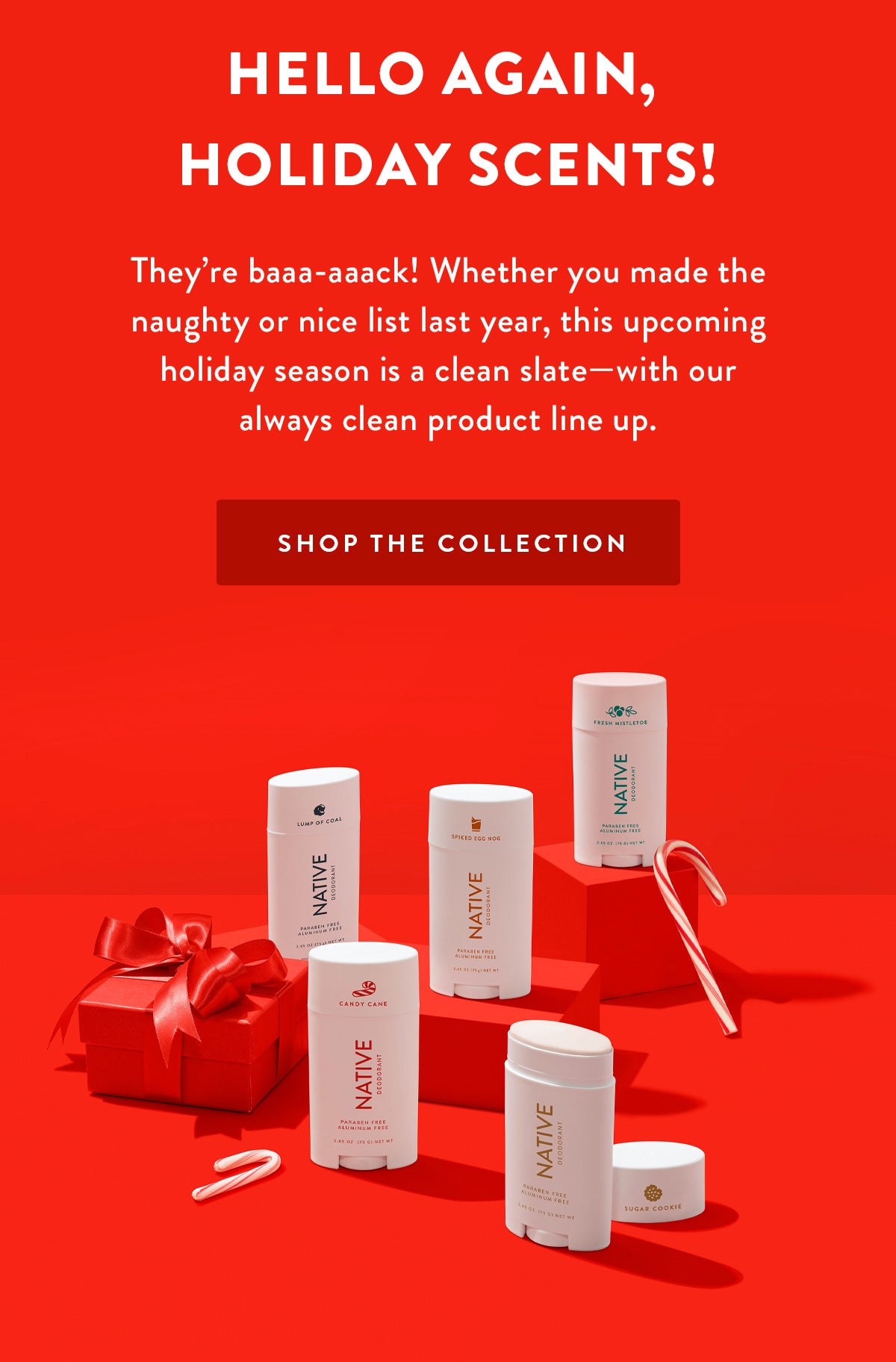 Native Deodorant HOLIDAY EDITION | Desodorante para axilas