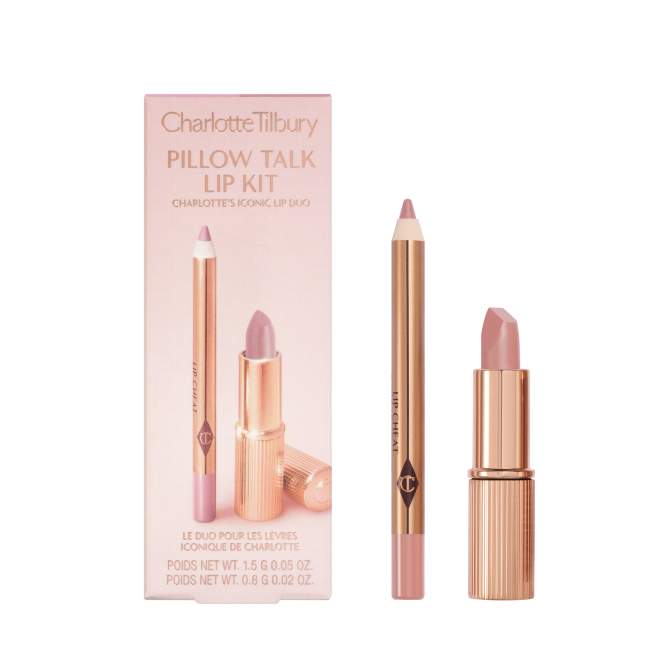 Mini Pillow Talk Lip Kit | Set de labial y delineador
