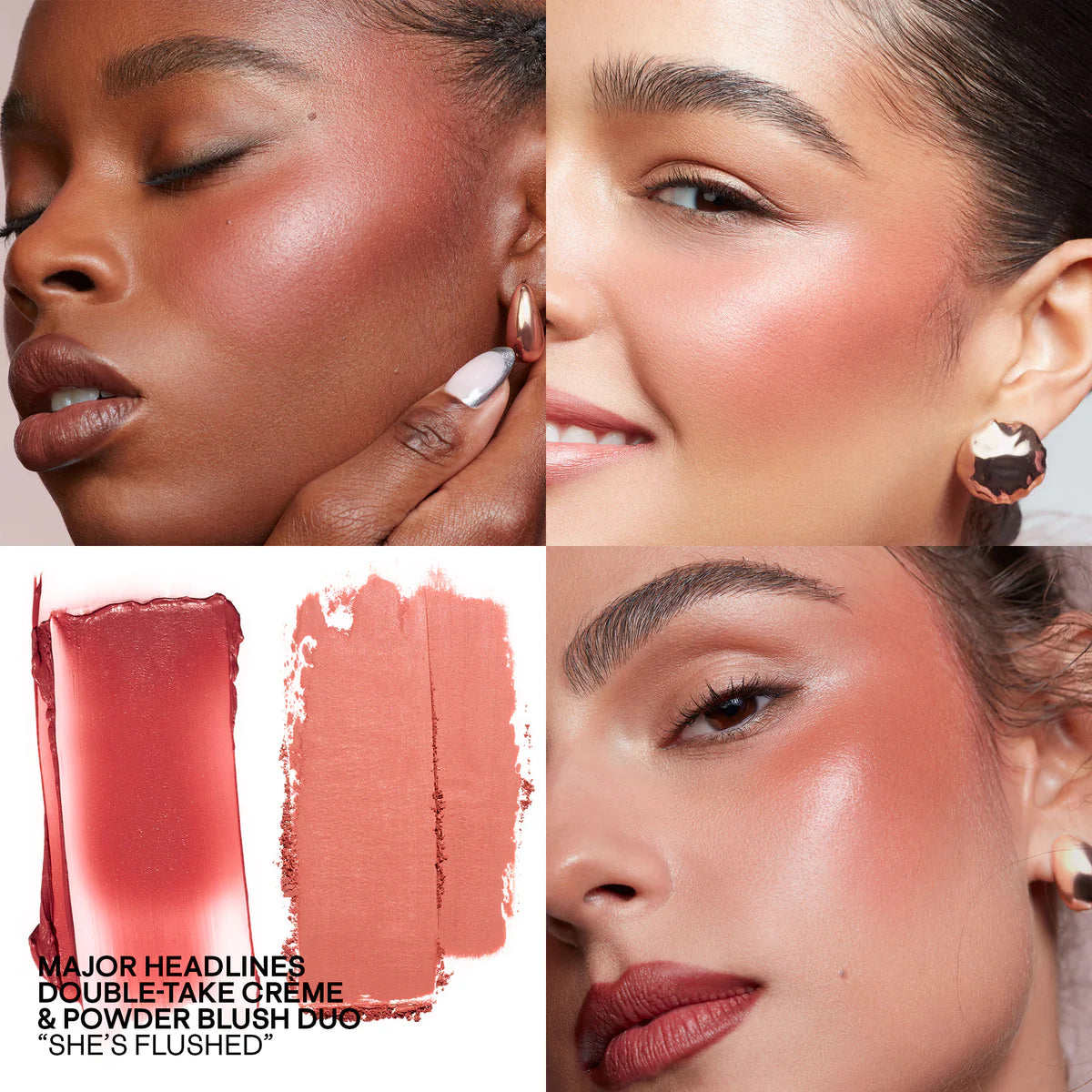 Major Headlines Double Take Cream Powder Blush Duo | Blush crema & polvo