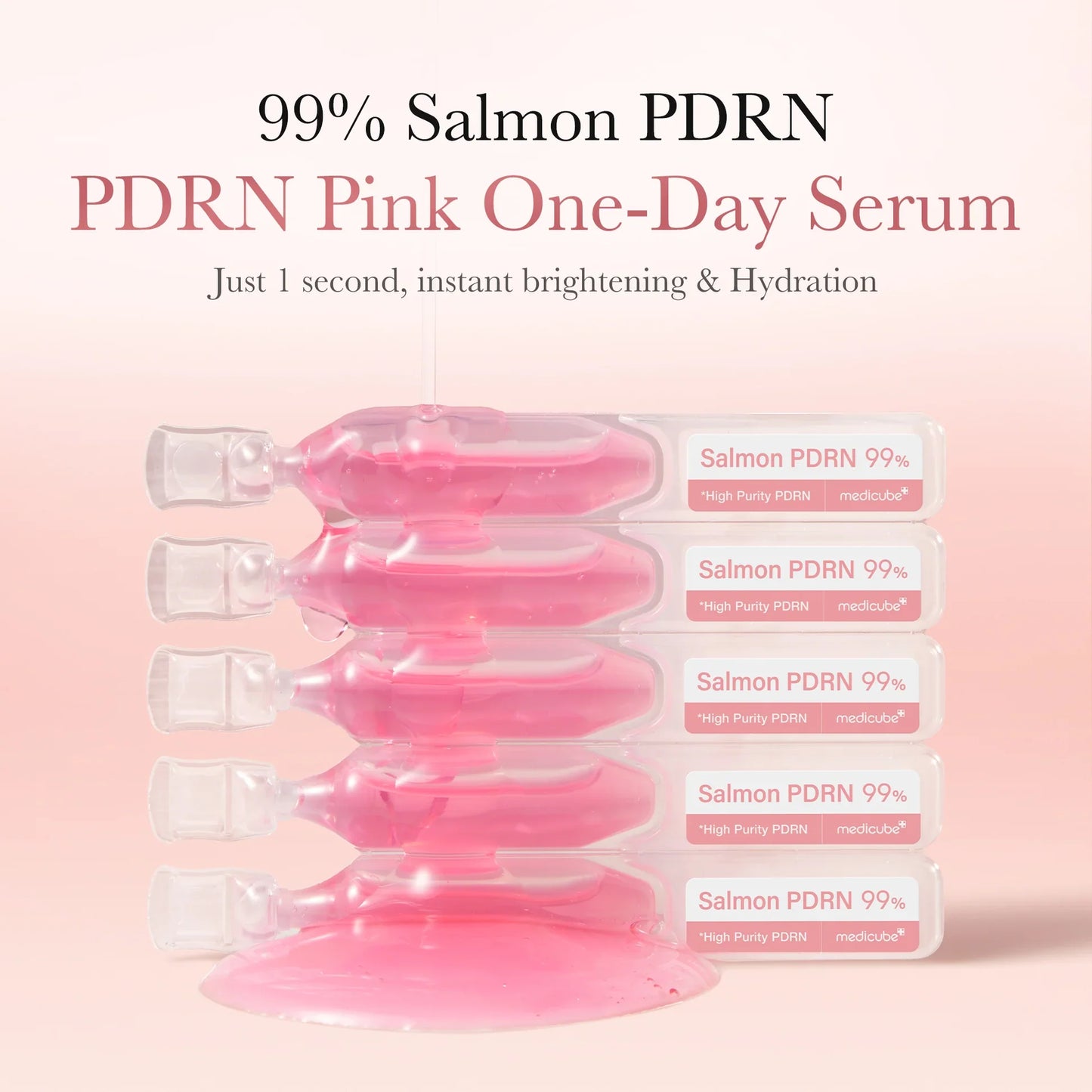 PDRN Pink One Day Serum 10 PCS | Ampolleta Hidratante y Antiedad