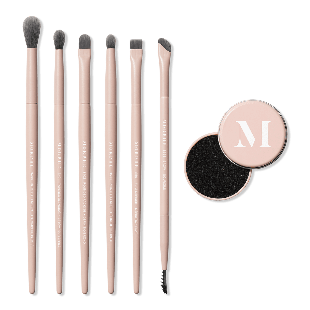 Eye Shaping Essentials Bamboo & Charcoal-Infused Eye Brush Set | Set de brochas