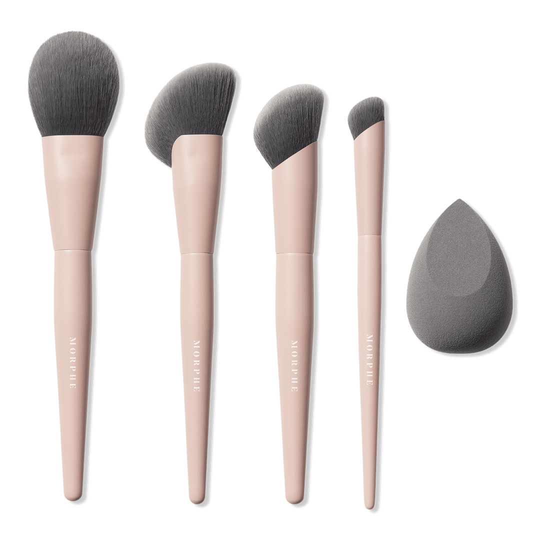 Face Shaping Essentials Bamboo & Charcoal-Infused Face Brush Set | Set de brochas