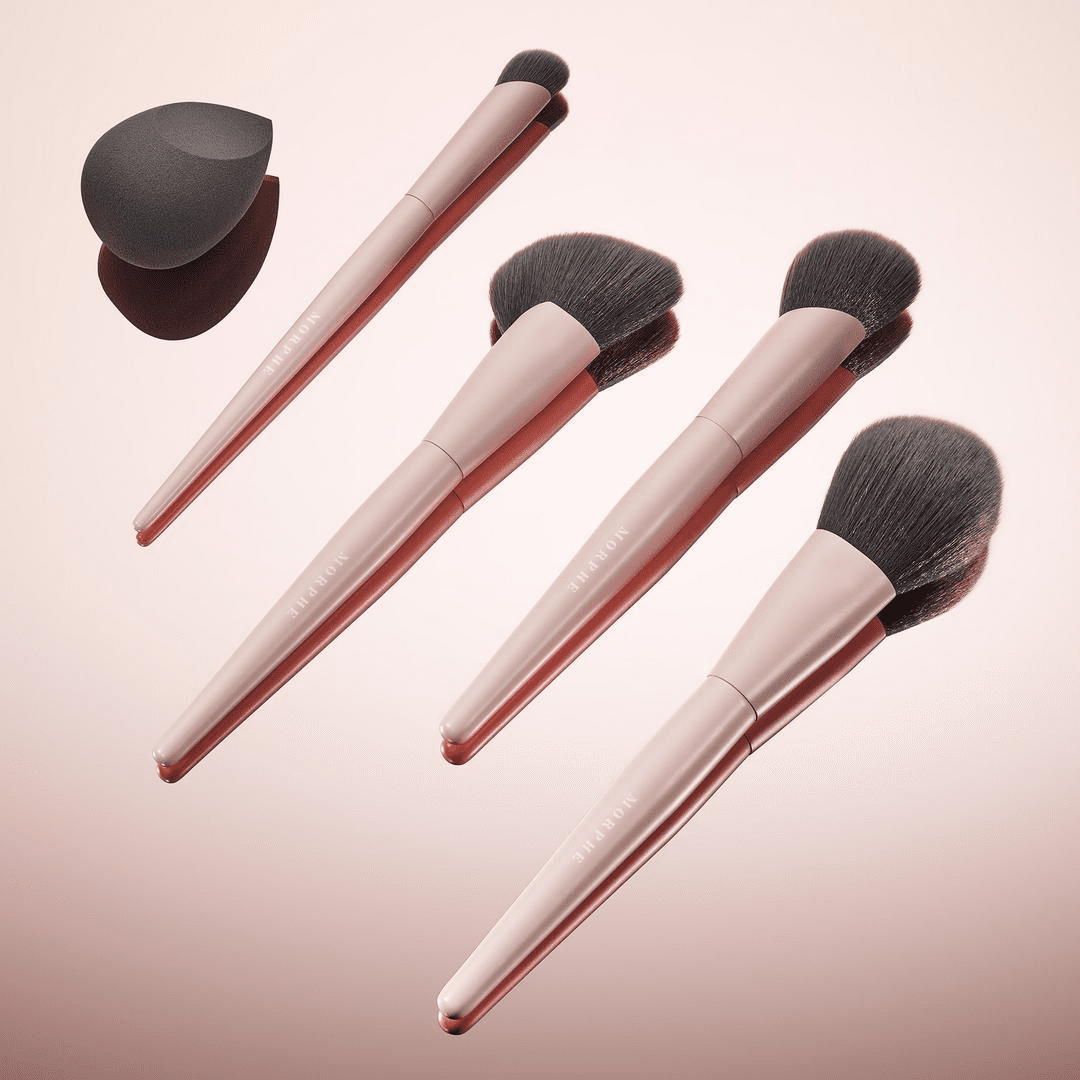 Face Shaping Essentials Bamboo & Charcoal-Infused Face Brush Set | Set de brochas