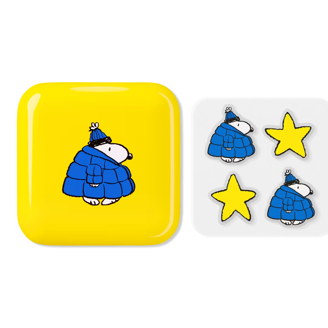 Peanuts x Starface | BIG Blue Snoopy  | Estuche 32 pz Parches para brotes