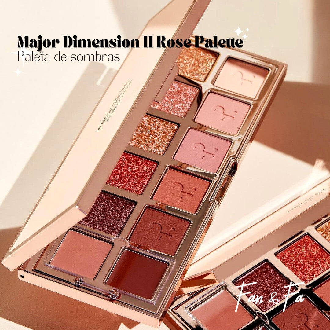 Major Dimension II Rose Palette Vol 2Eyeshadow Palette | Paleta de sombras