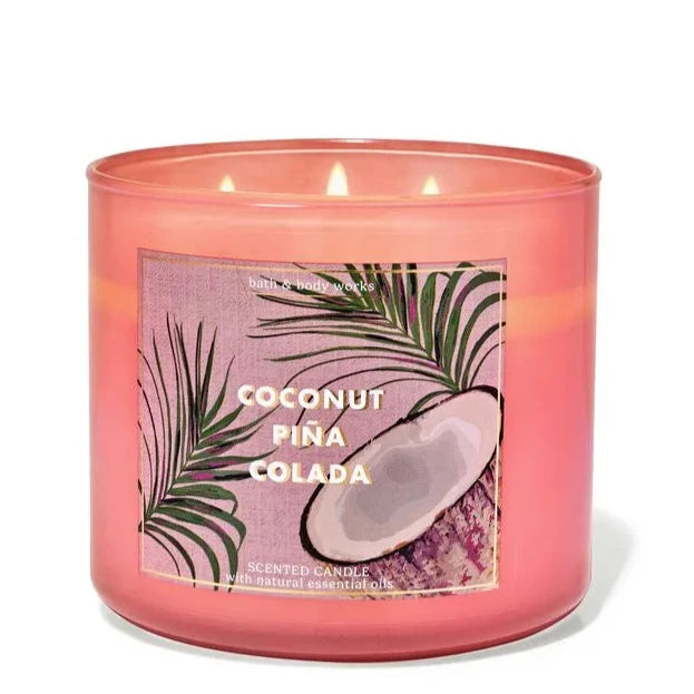 Coconut Piña Colada Candle | Vela 3 mechas | 411gr