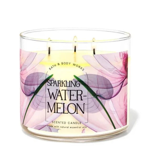 Sparkling Watermelon Candle | Vela 3 mechas | 411gr