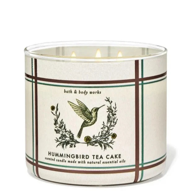 Hummingbird Tea Cake Candle | Vela 3 mechas | 411gr