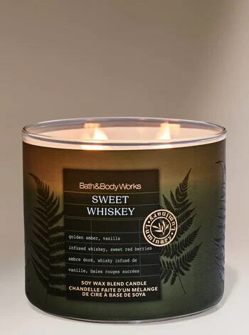 Sweet Whiskey 3 Wick Candle | Vela aromática de 3 mechas - 411 gr