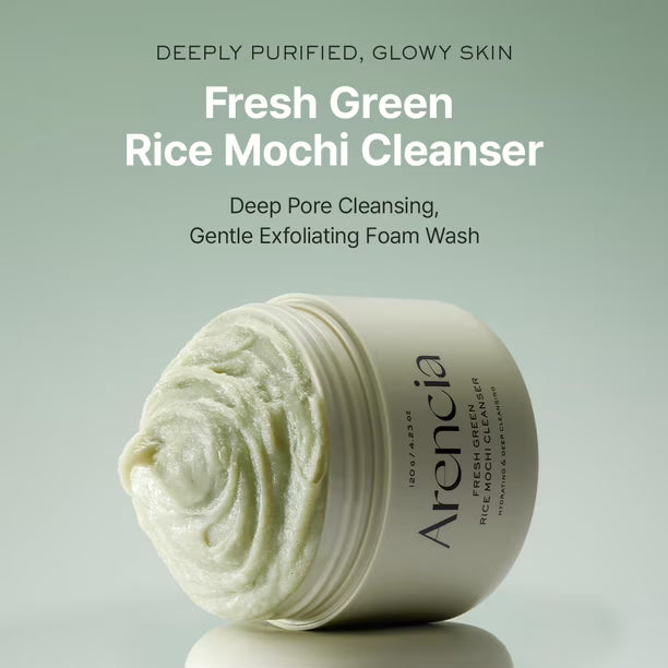 Fresh Green Rice Mochi Cleanser | Limpiador facial
