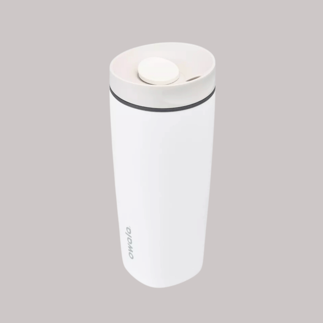 Shy Marshmellow SmoothSip Slider Coffee Tumbler | Termo | 20 oz y 12 oz