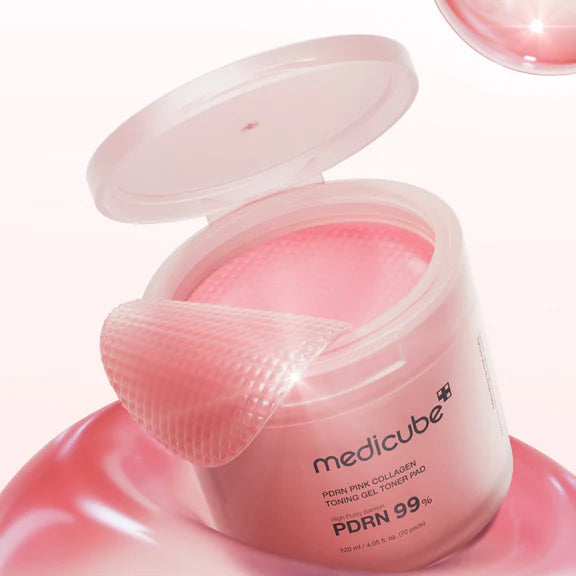 PDRN99 Pink Collagen Toning Gel Toner Pad | Almohadillas
