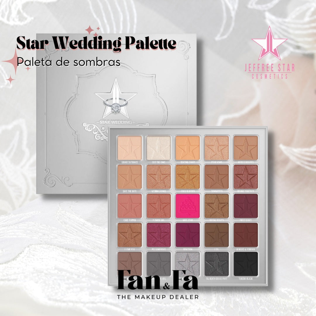 Star Wedding Palette Eyeshadow Palette | Paleta de sombras