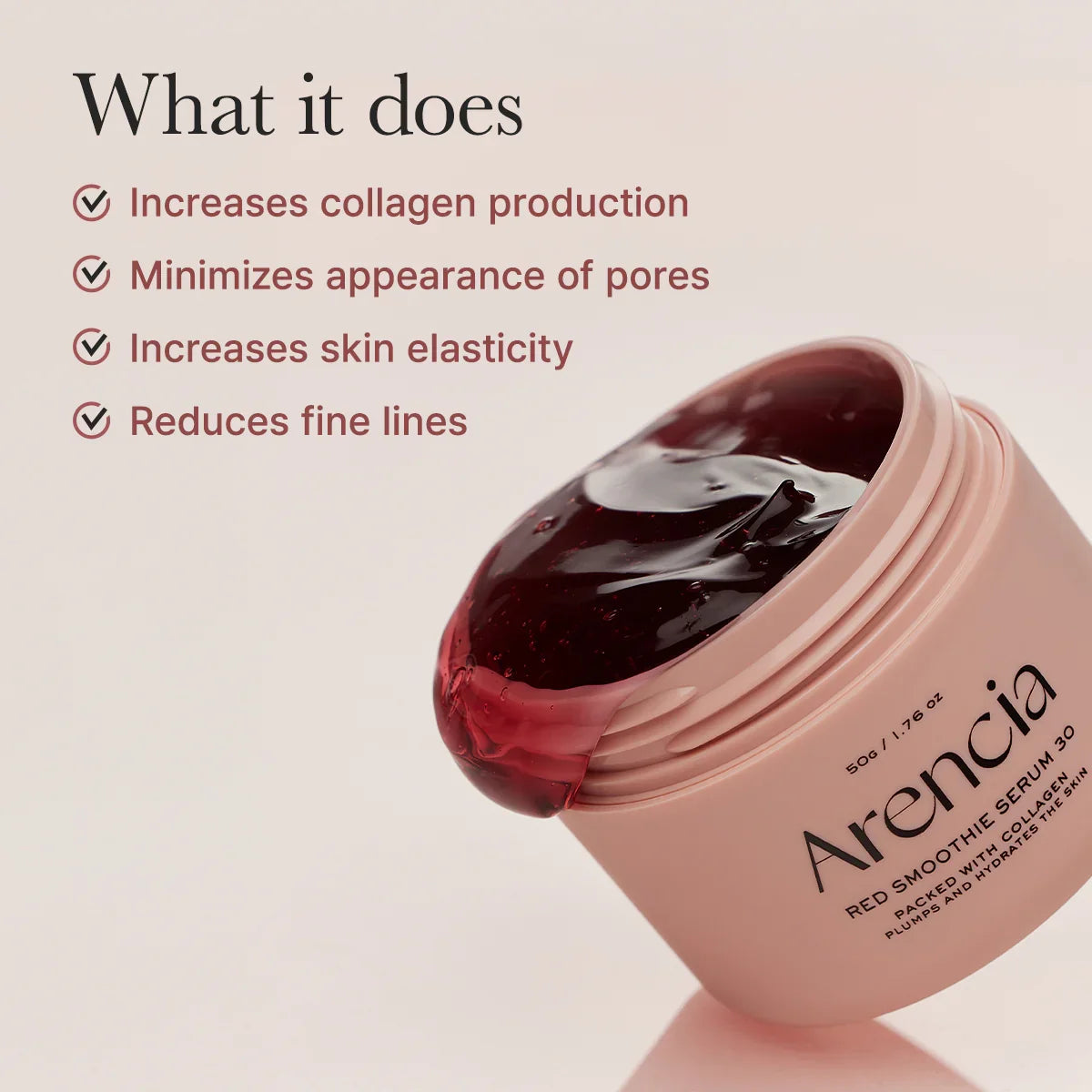 ARENCIA - Red Smoothie Serum 30 - 50gr | Suero facial restaurador