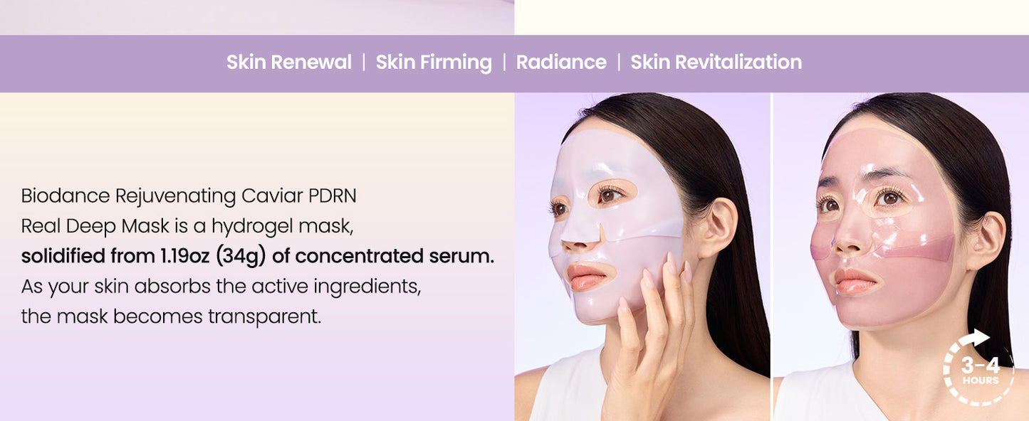 Rejuvenating Caviar PDRN Real Deep Mask | Mascarilla | Rejuvenecedora