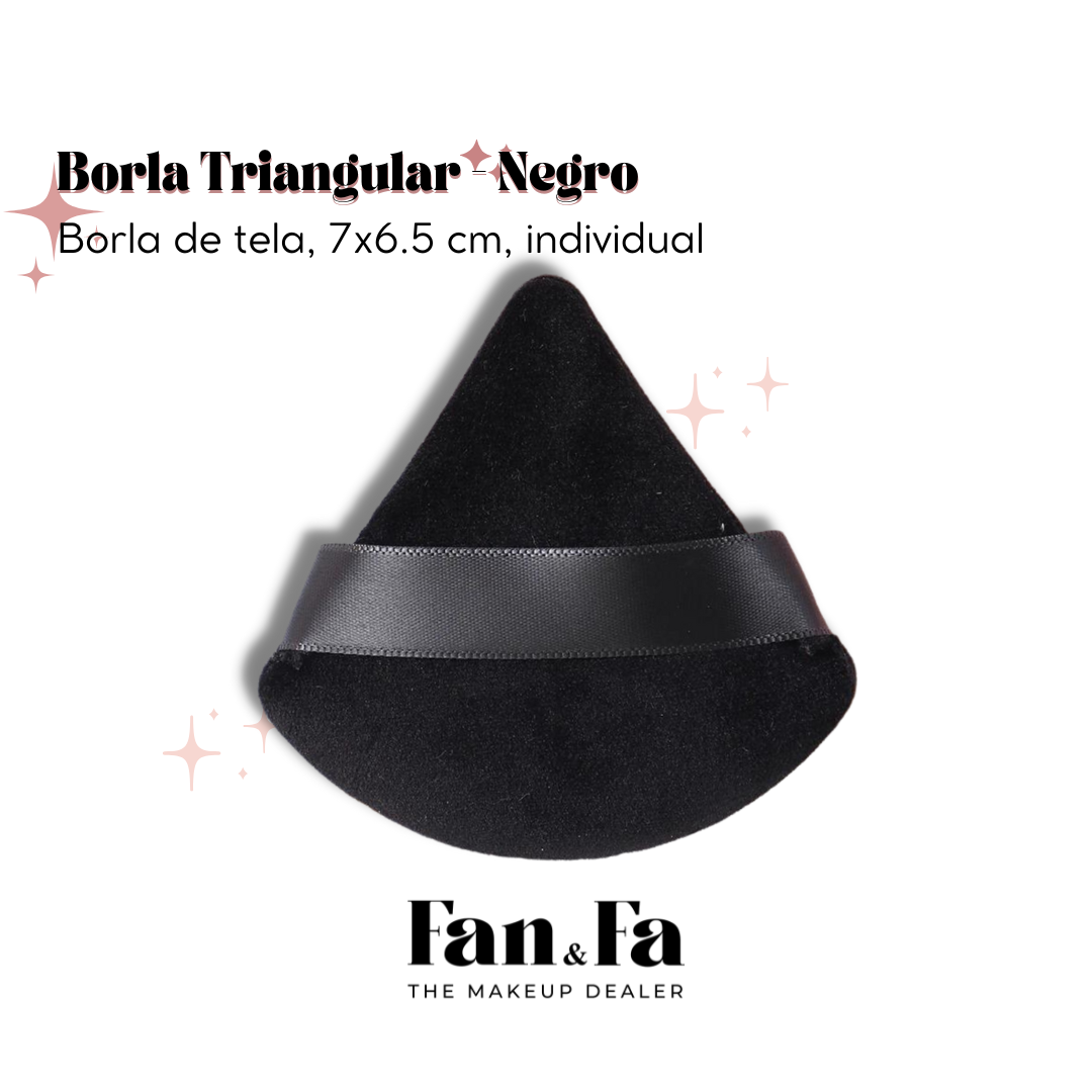 Borla Triangular - Negro