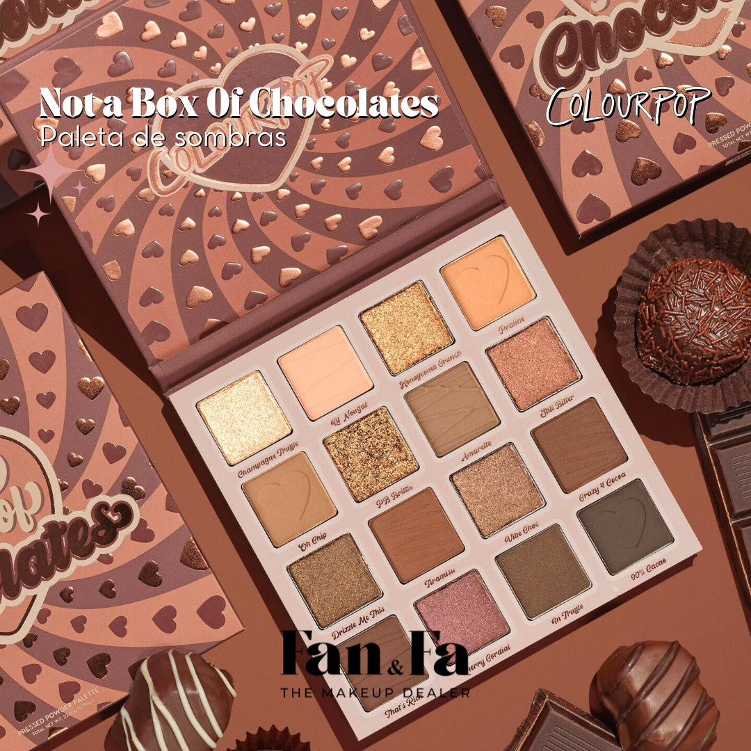 Not a Box Of Chocolates Eyeshadow Palette | Paleta de sombras