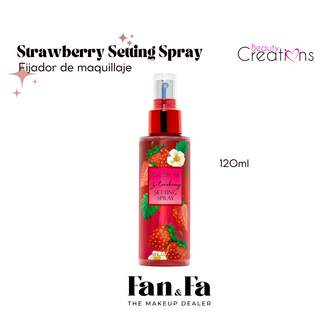 Strawberry Setting Spray | Fijador de Maquillaje