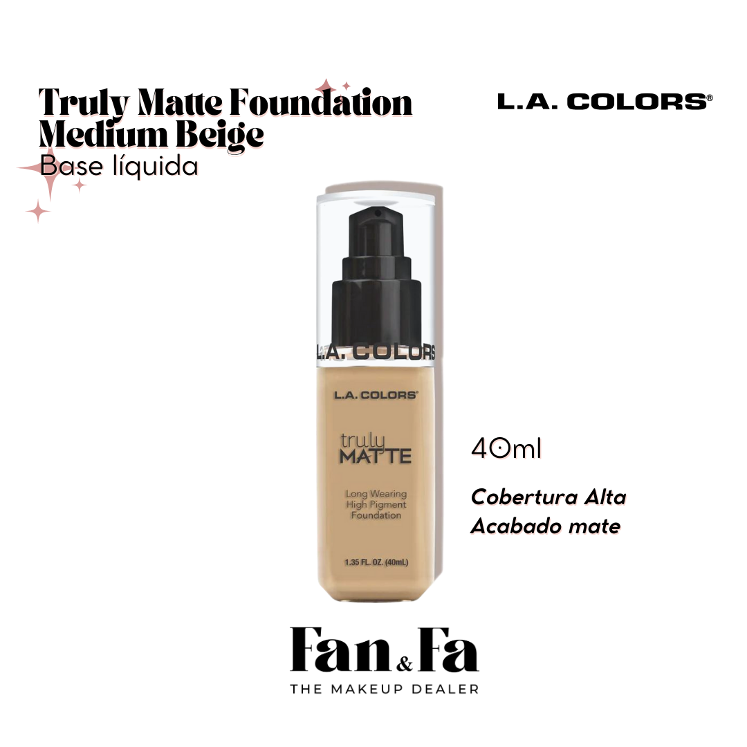 Truly Matte Foundation | Base de maquillaje