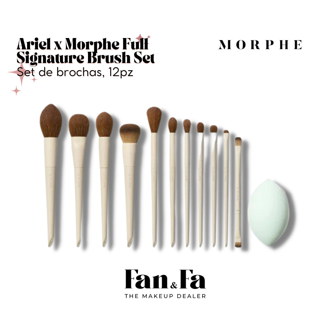 Ariel x Morphe Full Signature Brush Set | Set de brochas