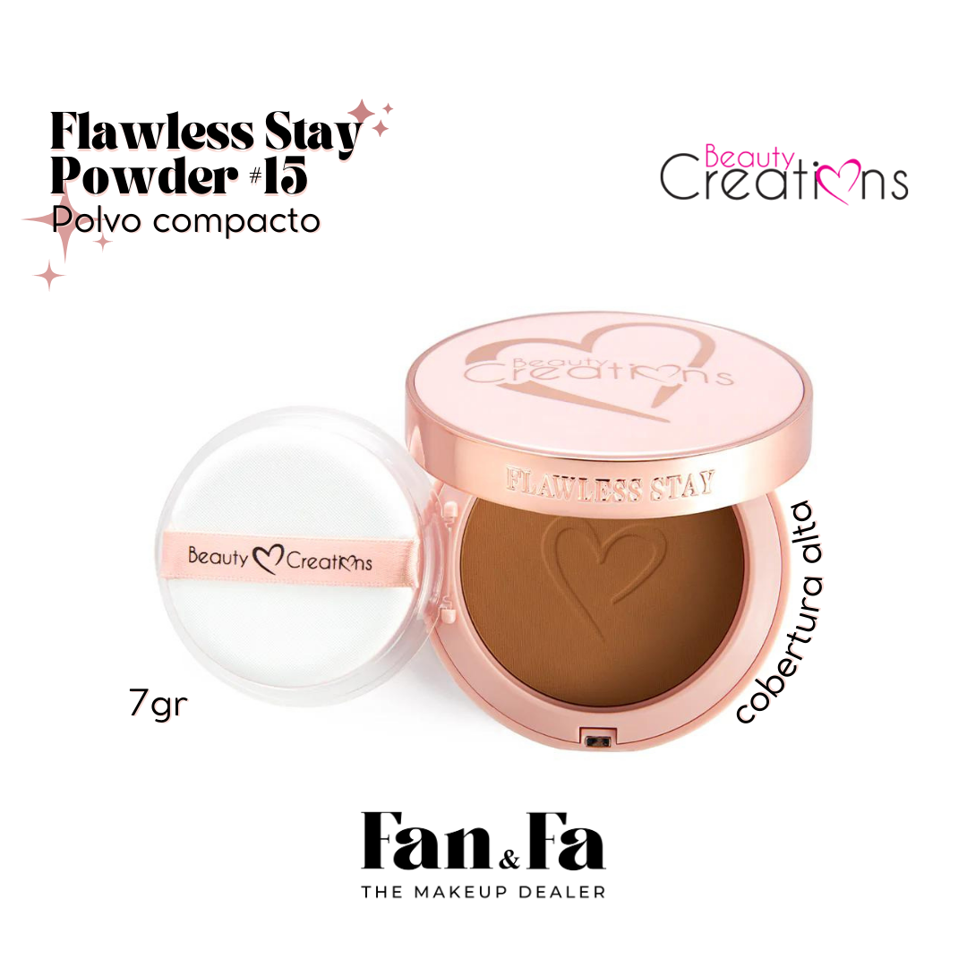 Flawless Stay Powder | Polvo compacto con color