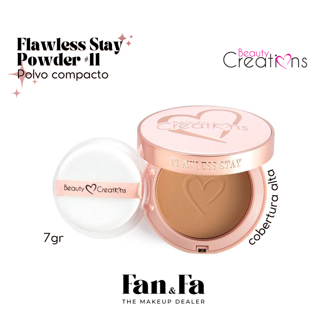 Flawless Stay Powder | Polvo compacto con color