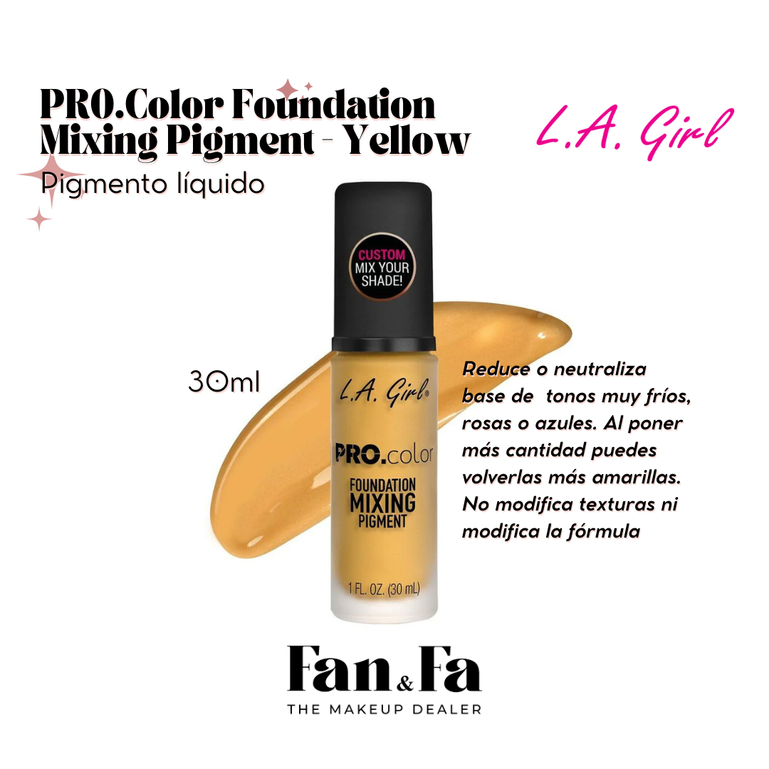 PRO Color Foundation Mixing Pigment Yellow | Pigmento multiusos