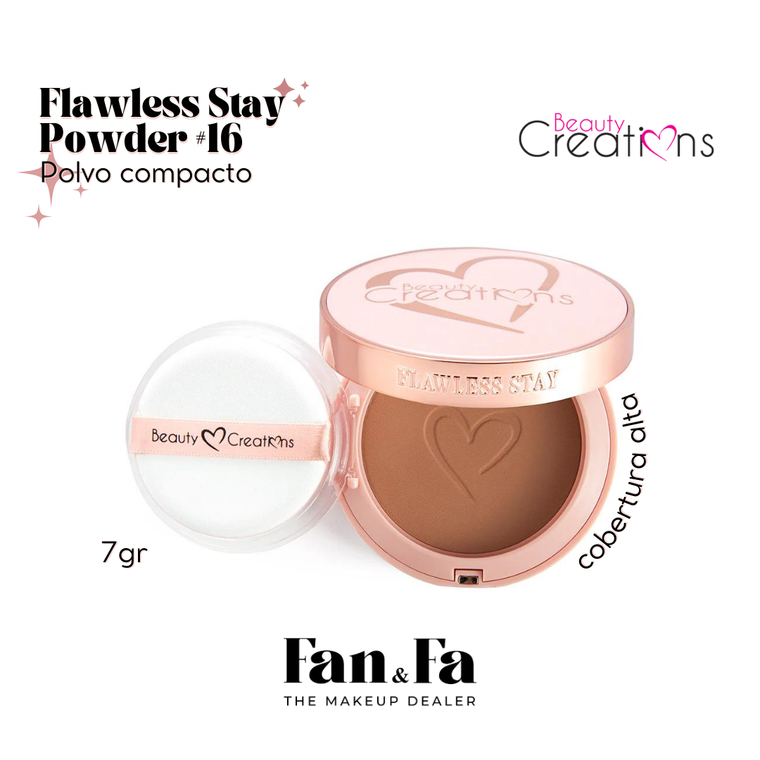 Flawless Stay Powder | Polvo compacto con color