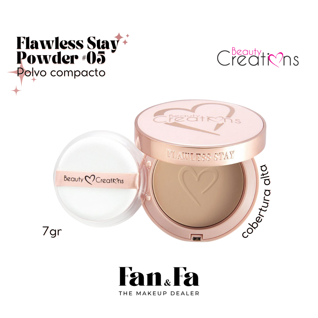 Flawless Stay Powder | Polvo compacto con color