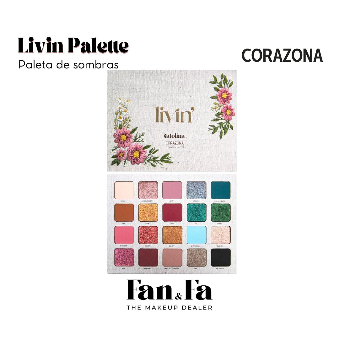 Livin Palette Eyeshadow Palette | Paleta de sombras