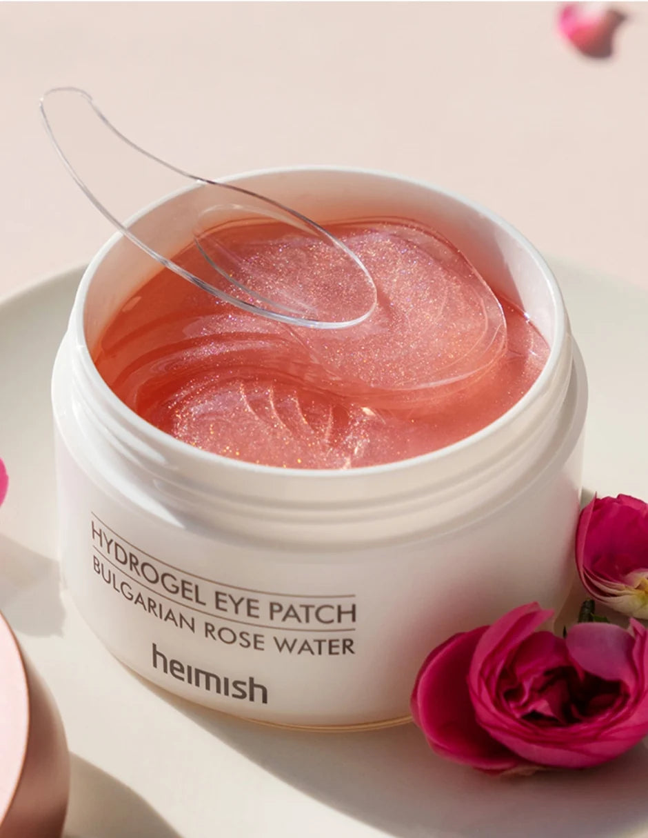 Bulgarian Rose Water Hydrogel Eye Patch 60pcs | Parches para ojeras
