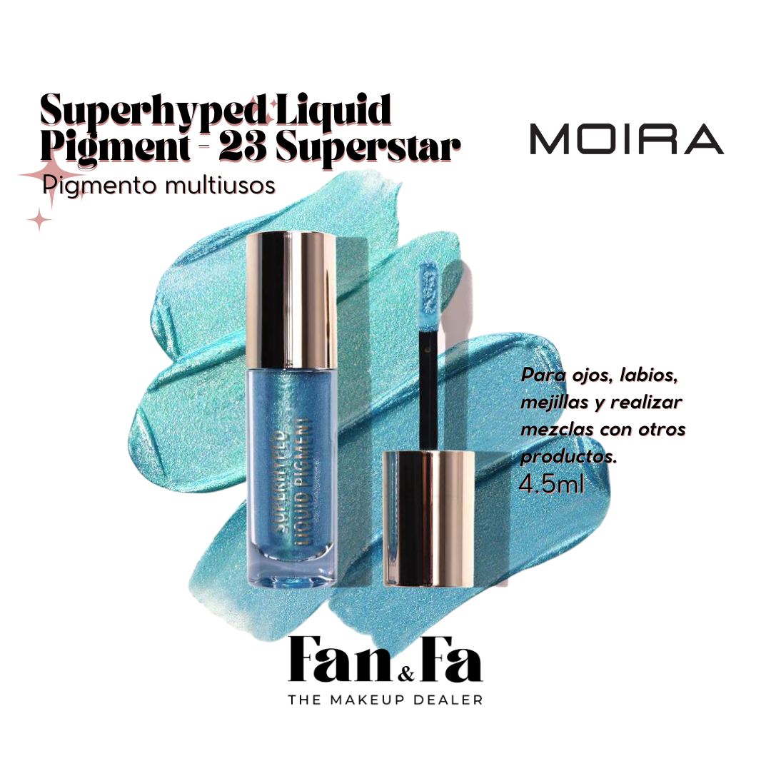 Superhyped Liquid Pigment | Pigmento Multiusos para ojos, labios, mejillas,rostro